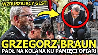 GRZEGORZ BRAUN I KONFEDERACJA ODDAŁ HOŁD POLEGŁYM! ŁZY SAME CISNĄ SIĘ DO OCZU!