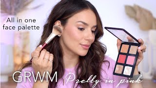 DAILY GRWM: SOFT and ELEGANT PINK LOOK- All in One Face Palette || Tania B Wells