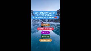 Canadian Provinces That Welcome The Most International Students