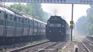 RTM WDM-3D + WDM-3A Goa Rajdhani smashes Mandovi Express at Sindhudurg