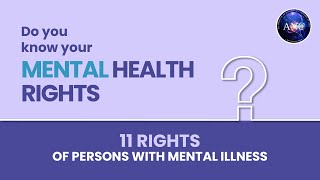 Do You Know Your Mental Health Rights? #mentalillness