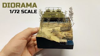 Диорама с броневагоном 1:72 | Как сделать диораму?