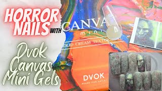 Creepy Halloween Horror Made EASY with Dvok Canvas Gels & Water Decals