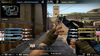 Counter strike Global Offensive 1 vs 2 ACE (faceit mirage)