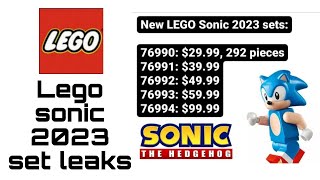 Lego sonic 2023 set leaks