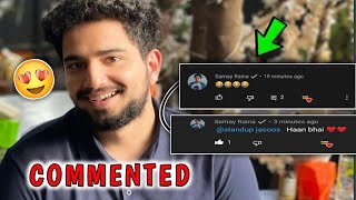 SAMAY RAINA Reacted To My Video 😍 ( Thank You Bhai @SamayRainaOfficial )