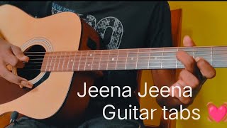 Jeena Jeena- Atif Aslam 😌| Guitar tabs |Guitar vibes | 💫@sagarroy