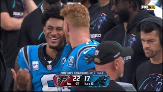 [Highlight] Andy Dalton coaching Bryce Young on fist pump celebrations on the sideline #bryceyoung