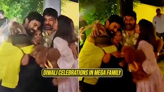 Beautiful Video❤️ Chiranjeevi Family Diwali Celebrations | Ram Charan, Sushmita, Pawan Kalyan