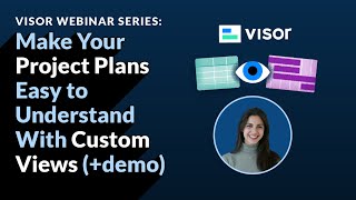 Make Your Project Plans Easy to Understand With Custom Views in Visor [Webinar]