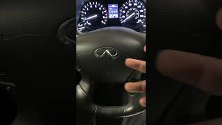 Infiniti M56 Sport. Clean Gauge Cluster, no Warning Lights