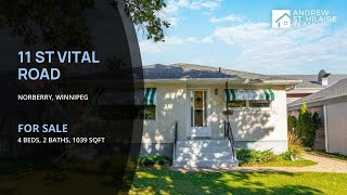 House for Sale | 11 St Vital Road | Norberry, Winnipeg