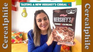 #Cerealphile tasting New Kellogg's Hershey's CHOCOCEREAL found in Mexico Chocolatey and Crunchy