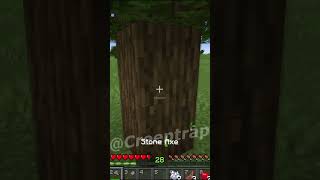 Minecraft - I WOODn't fall for THIS TRAP... #minecraft #shorts #viral