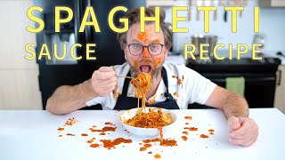 BEST Spaghetti Meat Sauce Recipe || How to Make Spaghetti Meat Sauce || Best meat Sauce Recipe