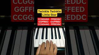 Twinkle Twinkle - Easy Piano