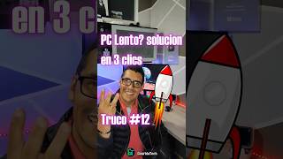 💻 😍PC lento? solución con 3 click - truco No 12 ✅ #trucoswindows