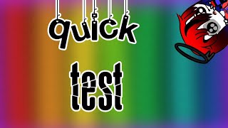 quick test || by charlotte glitch