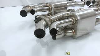 HMD Exhaust System Stainless Steel Catback For Porsche 911 992 Carrera 3.0T