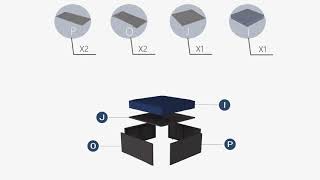 How to Install Footrest of Phi Villa Sectional Sofa Set