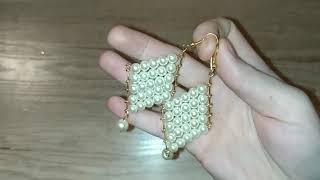 DIY  Earring  Cережка  Zirak yasash