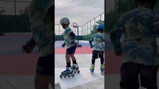 Twin boys skating #twins #boys #skating #sports #fitness