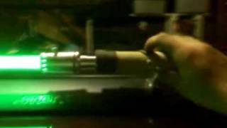 My Leather wrap saber with MR ROTJ Luke sound card,