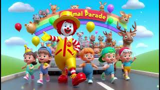 Mister McDonald's Animal Parade | A Fun Kids Song | Nursery Rhyme