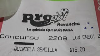 PROGOL 2209... ¡SUSCRÍBETE!