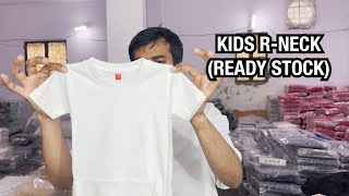 Kids Plain Bio wash t shirt for Printing | Bio wash t shirt wholesale