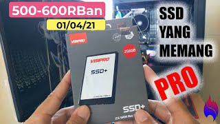 SSD YANG MEMANG PRO !!! UNBOXING SSD+ VISIPRO 256GB