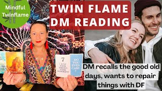 🥸 TWIN FLAME DM ENERGY UPDATE I DM recalls the good old days, wants to repair things with DF 😍