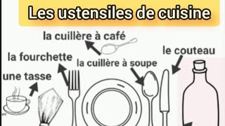 Les ustensiles de cuisine