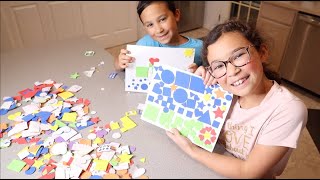 1500 Pieces Self Adhesive Foam Stickers Review | Mini Geometry Shapes EVA Foam Stickers