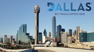 Amazing Views of Dallas Texas Drive in 4K