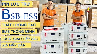 Chi tiết pin lưu trữ BSB-ESS Premium cao cấp cho năng lượng mặt trời. BigBang Solar.