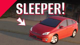 The Toyota Prius V8 is a SLEEPER Grinding Car? | Greenville Roblox