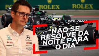 Engenheiro da Mercedes após péssimo início no Barein #mercedesamgf1team