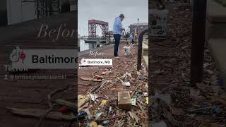 City Cleanup Baltimore, Maryland 📍Hands On HIIT Cleanup Workout Happy Hour Event