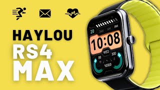 Lançamento Haylou RS4 MAX - TELA DE 1.91 POLEGADAS, PULSEIRA MAGNÉTICA, SONO REM, IP68. VALE A PENA?