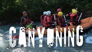 Le canyoning, image de l'église