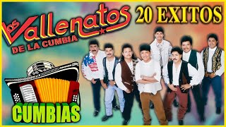 LOS VALLENATOS DE LA CUMBIA Mix 20 Exitos 🔥 Puras Cumbias Viejitas Mix 🔥🧡🧡