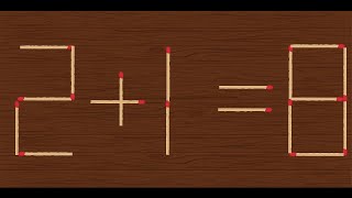 Make equation correct by moving 2 stick | Matchstick Puzzle