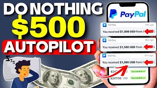 **NEW** Earn $500 Doing ABSOLUTELY NOTHING! (PASSIVE INCOME!) | Make Money Online 2023