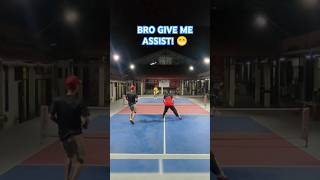 BRO GIVE ME ASSIST! ATP 💥 #pickleball #shorts #viral