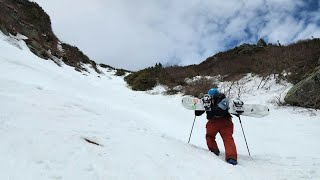 Tuckerman Ravine 4-28-24 with Beaudog