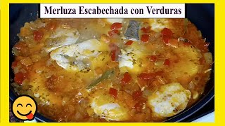 ✅ Merluza en Escabeche con Verduras 👌😋