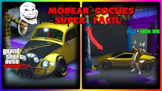 MIRALO YA!!! | TRUCO DE MODEAR COCHES SUPER FACIL GTA V ONLINE | PS4 - XBOX ONE