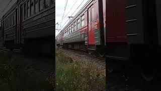 ЭД4М-0035 на перегоне Кресты - Новогромово. БМО.