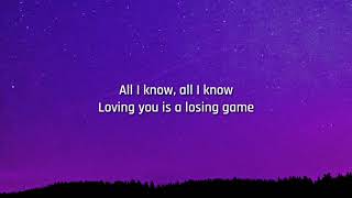 Duncan Laurence   Arcade tiktok remix Lyrics  all I know, all I know loving you is a losing game